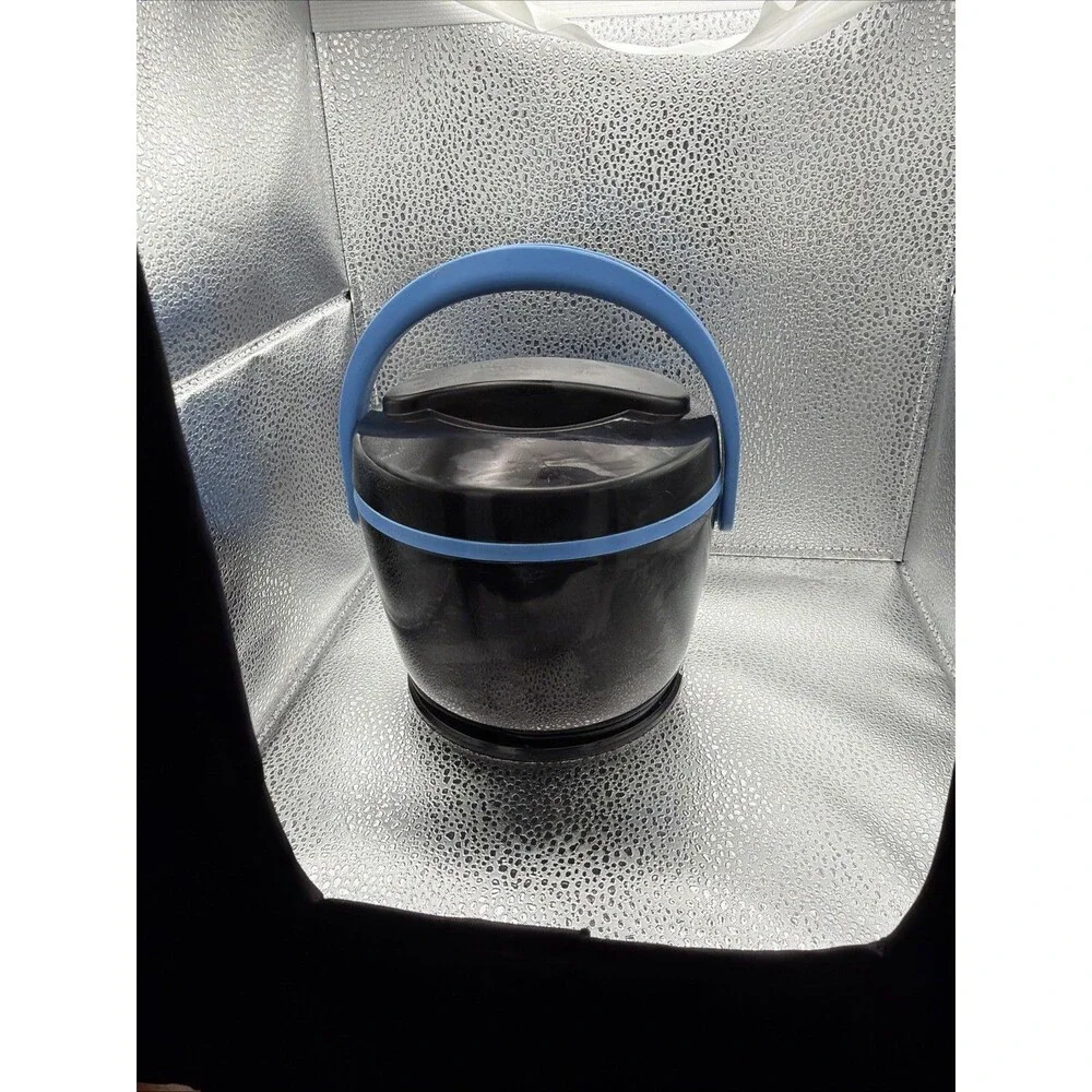 Crock-Pot Lunch Crock Food Warmer Blue Black 20 Oz Heat Travel Carry Slow Cooker